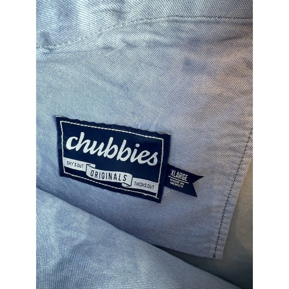 Chubbies Men’s Originals Stretch Short The Altitudes 5.5” Light Blue Size XL NWT - Picture 7 of 13